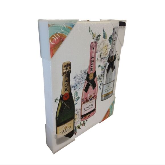 Oliver Gal 14"x11" Champagne Designer Floral Canvas Wall Art Decor NWT - Picture 10 of 15